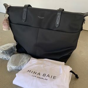 SOLD Mina Baie - Full Nylon Ameilia Black/Gunmetal